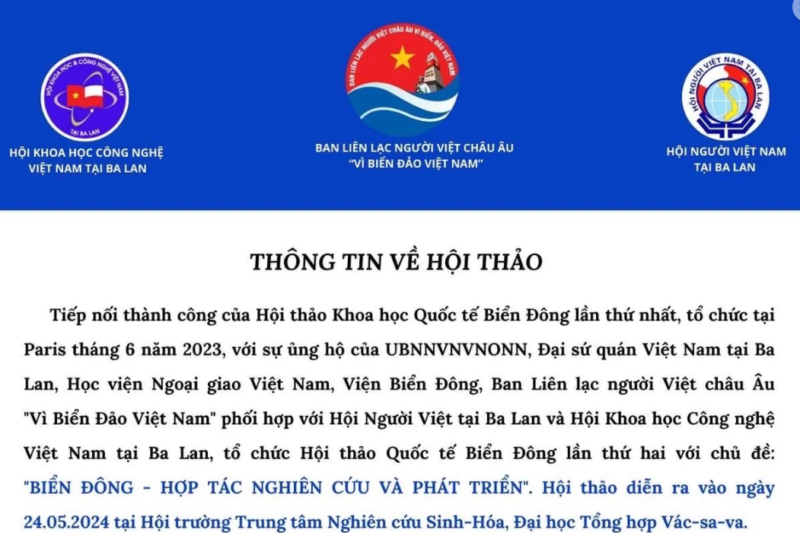 Hội thảo khoa học năm 2024